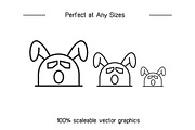 Stun and Angry Rabbit Emoticons, a Solid Icon by Designfour (Thumbnail 7 of 7)