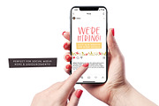 Floral social media templates, a Social Media Template by Jelligun (Thumbnail 4 of 7)