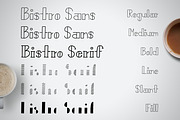 Bistro Sans & Serif + Vectors, a Sans Serif Font by Flycatcher Design (Thumbnail 2 of 5)