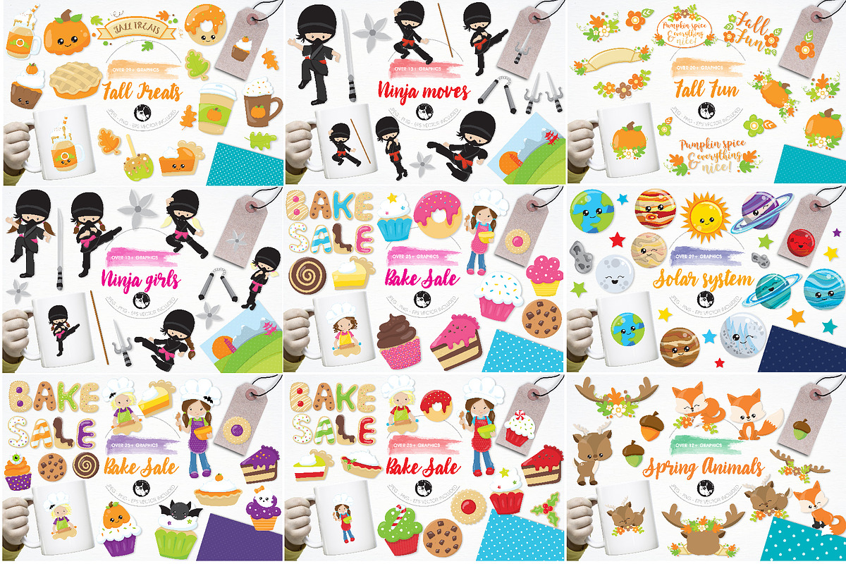 4000 in 1 - GRAPHIC GIANT BUNDLE, an Illustration by PrettyBundles (Photo 18 of 22)