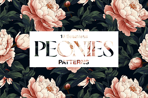 10 Peonies Patterns Vol.2