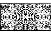 Vintage Ornamental Panel Frame, a Decorative Illustration by Designer_Momina (Thumbnail 21 of 21)