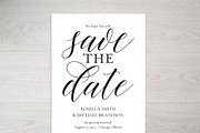 Save the Date Template SHR211, an Invitation Template by Shafura_Wedding (Thumbnail 3 of 5)