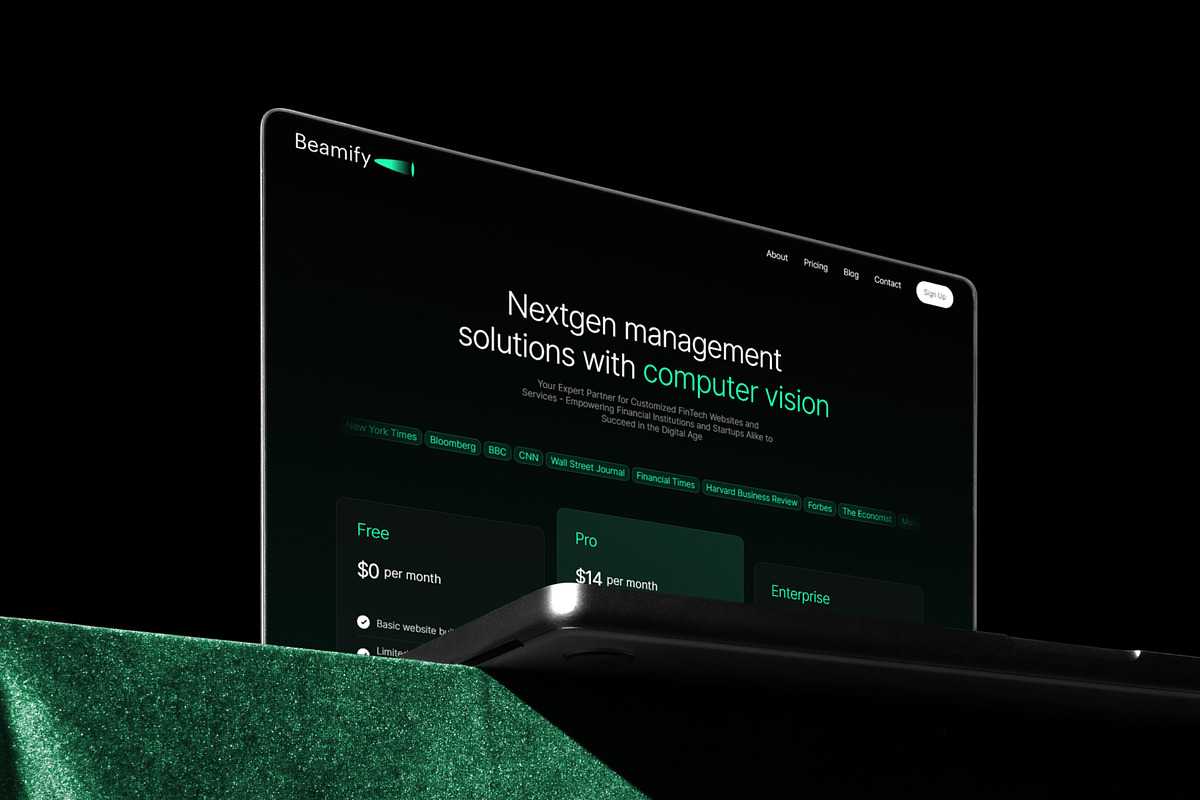 Beamify — Crypto SaaS | Framer, a Landing Page Template by Verstack (Photo 4 of 6)
