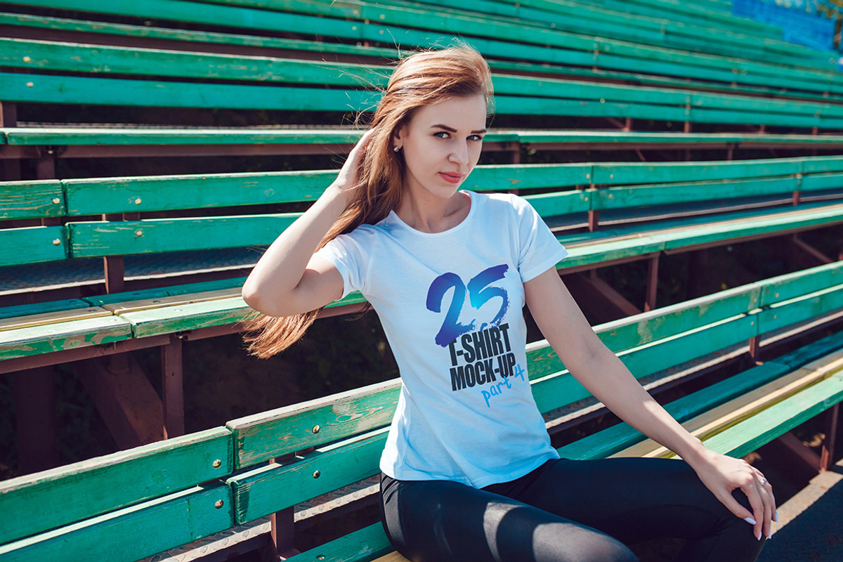 25 T-Shirts Mock-Up (Part 4), a Shirt Mockup by Freeman Studio (Photo 19 of 32)