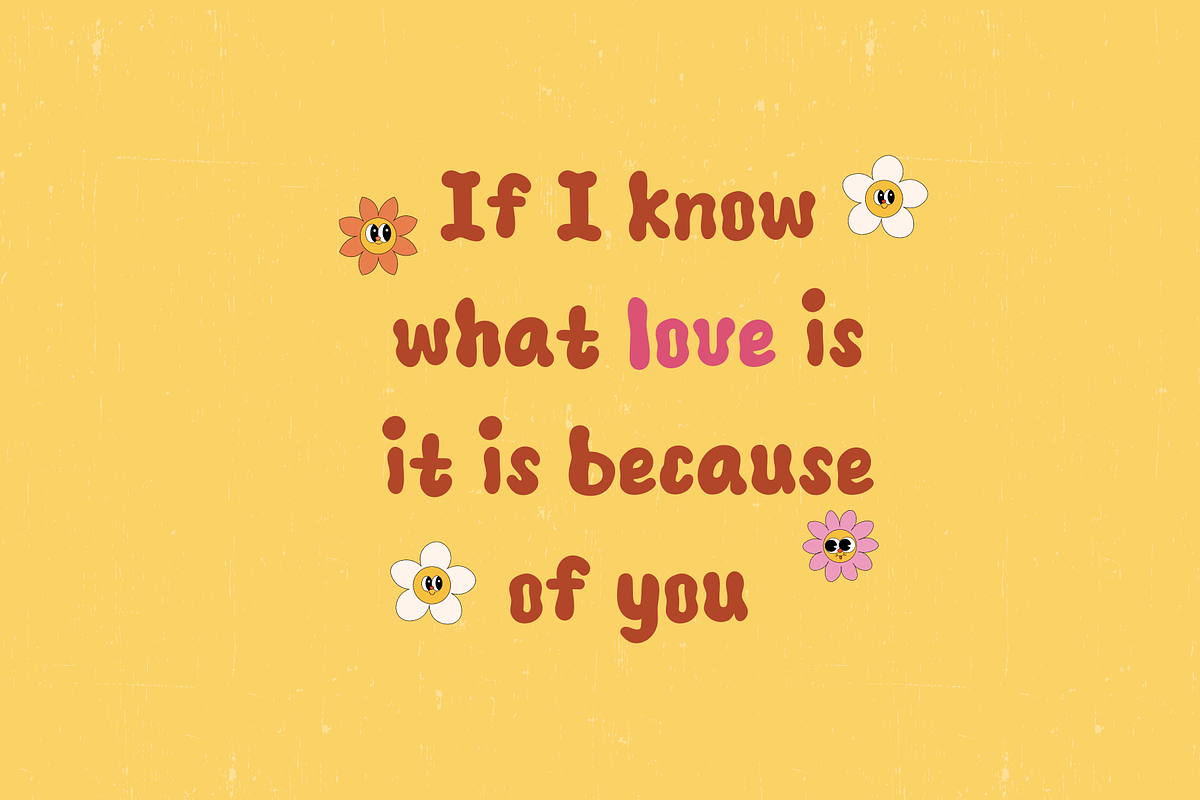 Morning love retro cute font, a Script Font by JJuta (Photo 2 of 4)