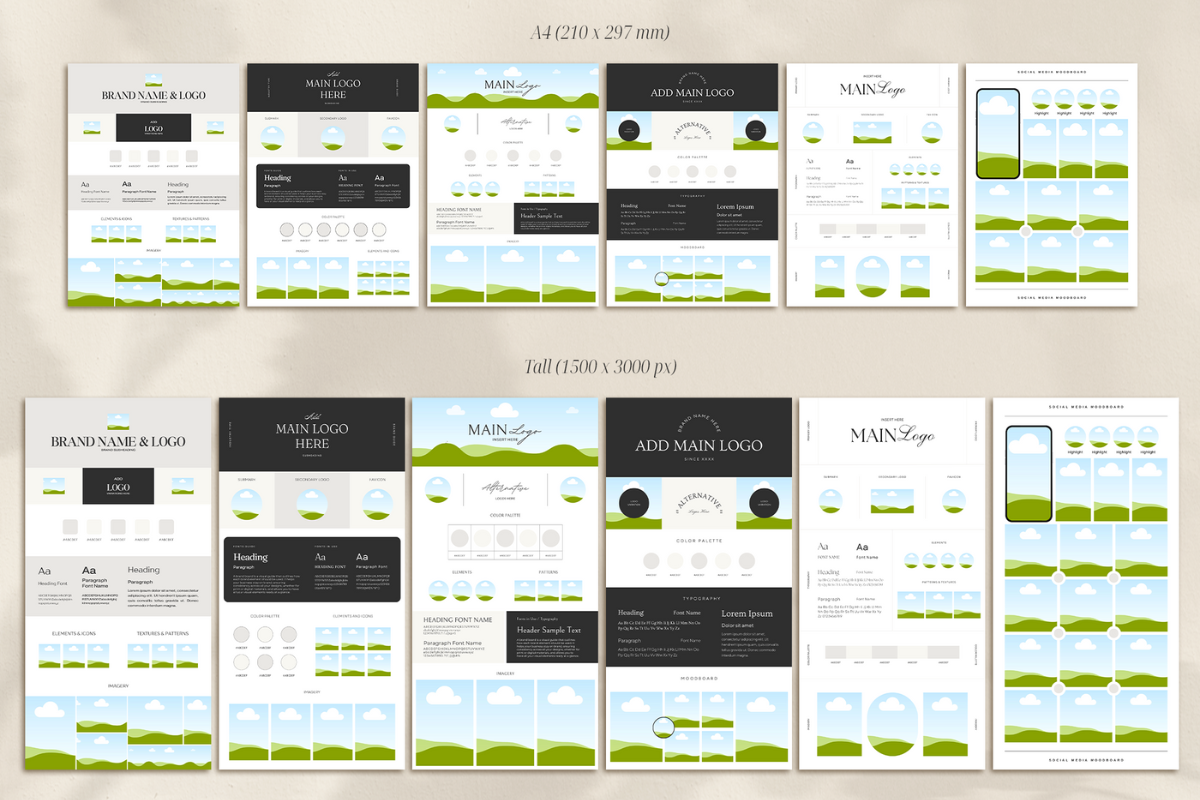 Brand Boards Set 3, a Branding & Logo Template by Creatif Foundry (Photo 4 of 8)