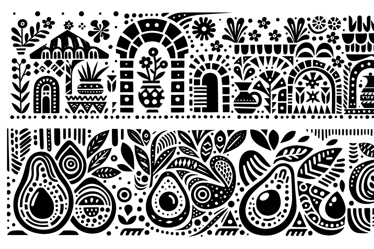 Vintage Culture Dance Folk Art, a Decorative Illustration by devastd (Photo 28 of 28)