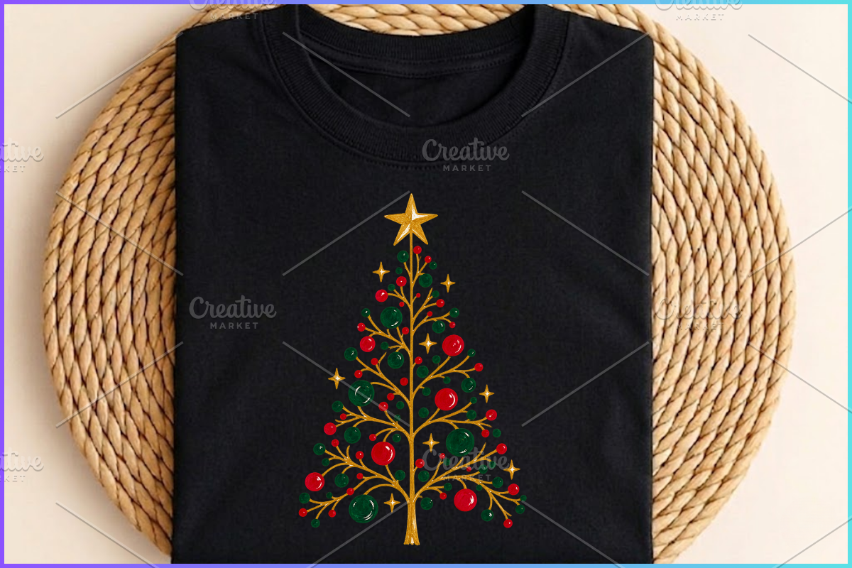 18 Hand Painted Christmas Trees PNG, a Seasonal Illustration by Ink Gallery (Photo 11 of 13)