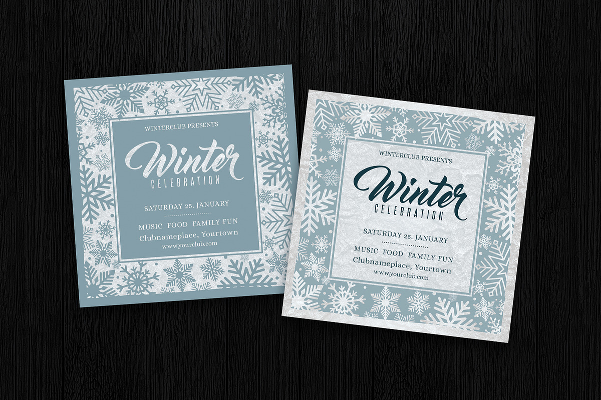 Winter Party / Winter Celebration, a Templates & Theme by DesignWorkz