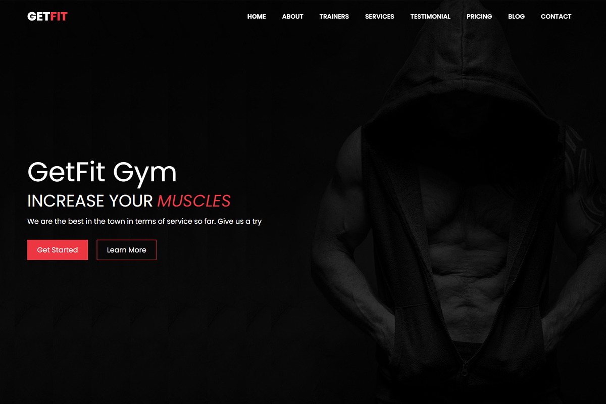 GetFit Gym - Fitness HTML Template, a Bootstrap Template by nandinigraphics (Photo 2 of 3)