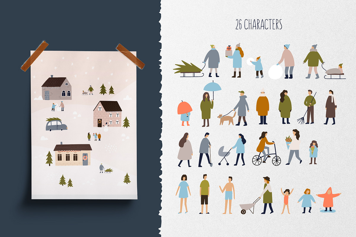 Seasons Landcape & Map Creator, an Object Graphic by MaNechaeva (Photo 6 of 11)