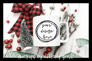 Holiday Mug Mockup, a Cups & Container Mockup by Affinity Grove