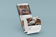 Vertical Curve Screen Phone Mockup, a Product Mockup by McLittle Stock (Thumbnail 3 of 3)