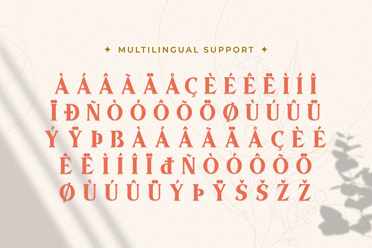 Amosca - Modern Serif Typeface, a Serif Font by overlaytemplates (Photo 5 of 5)