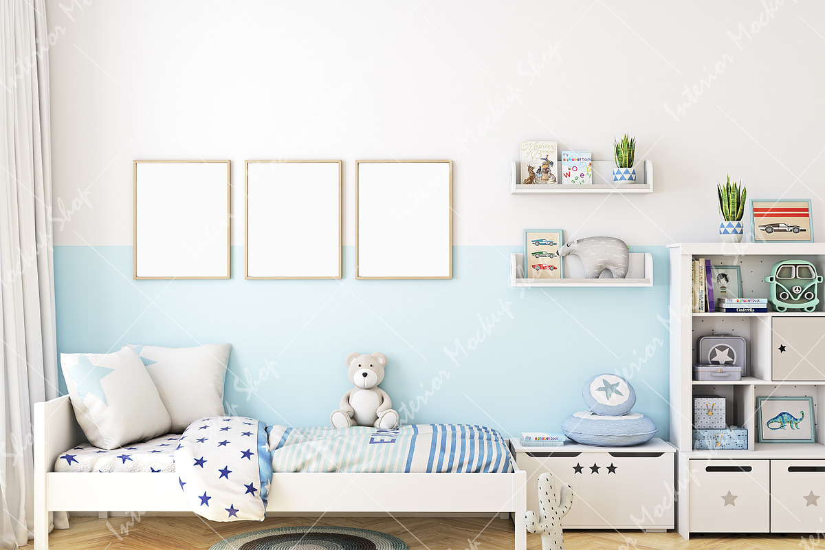 Kids Room Frame Mockups - 516, a Print Template by Mockup Shop (Photo 2 of 3)