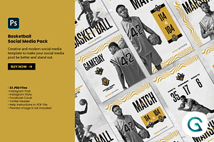 Basketball Social Media Template