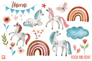 Rainbow Unicorn Party, an Illustration by Roodi and Bear (Thumbnail 2 of 2)