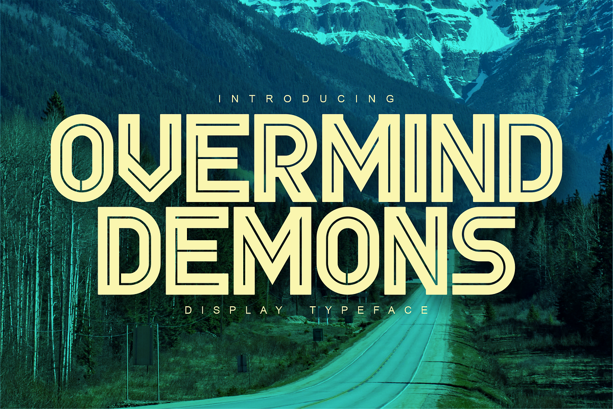 Overmind Demons, a Font by asfgraphics (Photo 1 of 8)