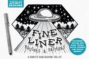 Fine Liner - Affinity Brushes, a Brush Add-On by The Artifex Forge (Thumbnail 1 of 8)