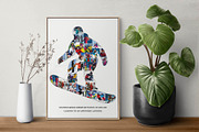 Snowboarder Photo Collage, a Templates & Theme by AIW SOLUTIONS (Thumbnail 1 of 4)