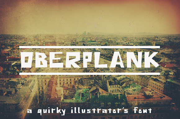 Oberplank Font preview 5