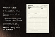 Mindful Weekly Planner, a Templates & Theme by LauraGutiérrez4 (Thumbnail 2 of 2)