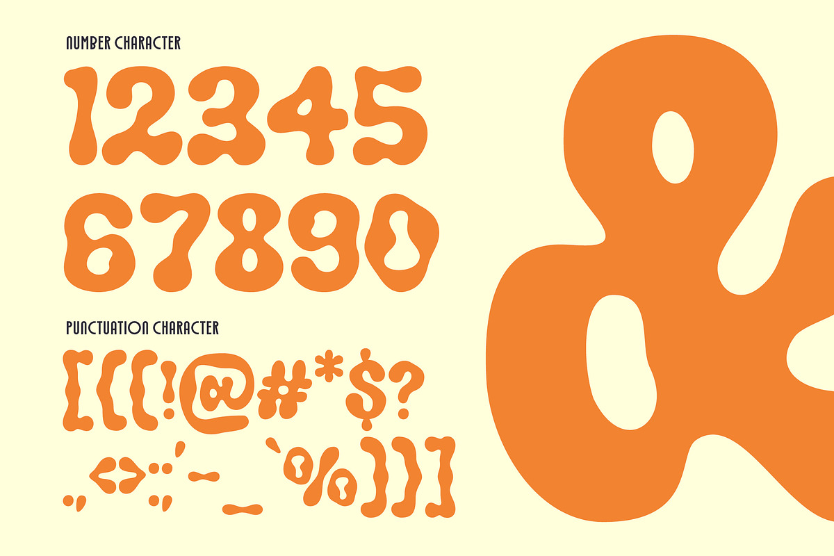 Orijoqu – Bold Liquify Psychedelic, a Font by Typia Nesia (Photo 11 of 12)