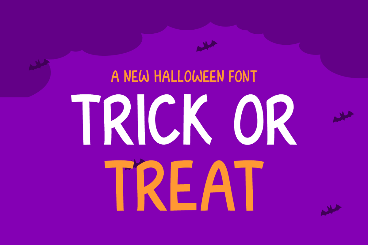Halloween Orange Font, a Handwritten Font by QR Design Studio (Photo 5 of 8)