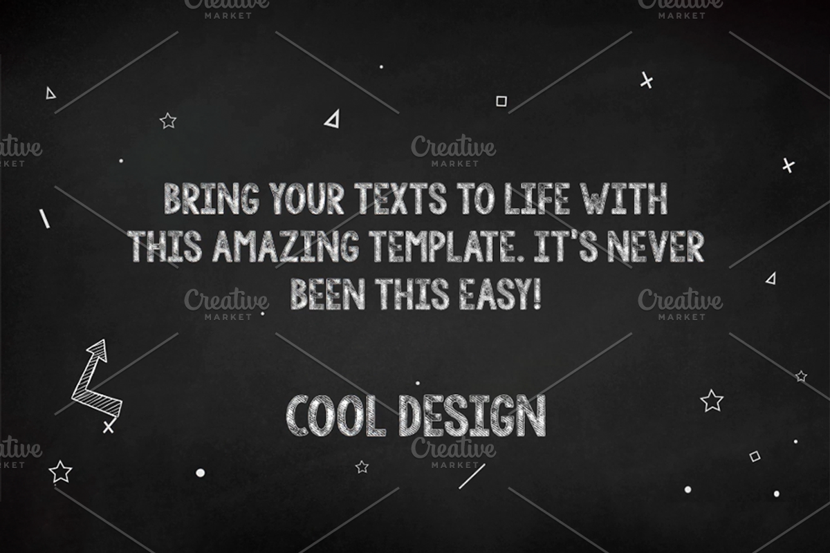 Chalkboard Titles, a Templates & Theme by VaheGrigoryan (Photo 8 of 13)