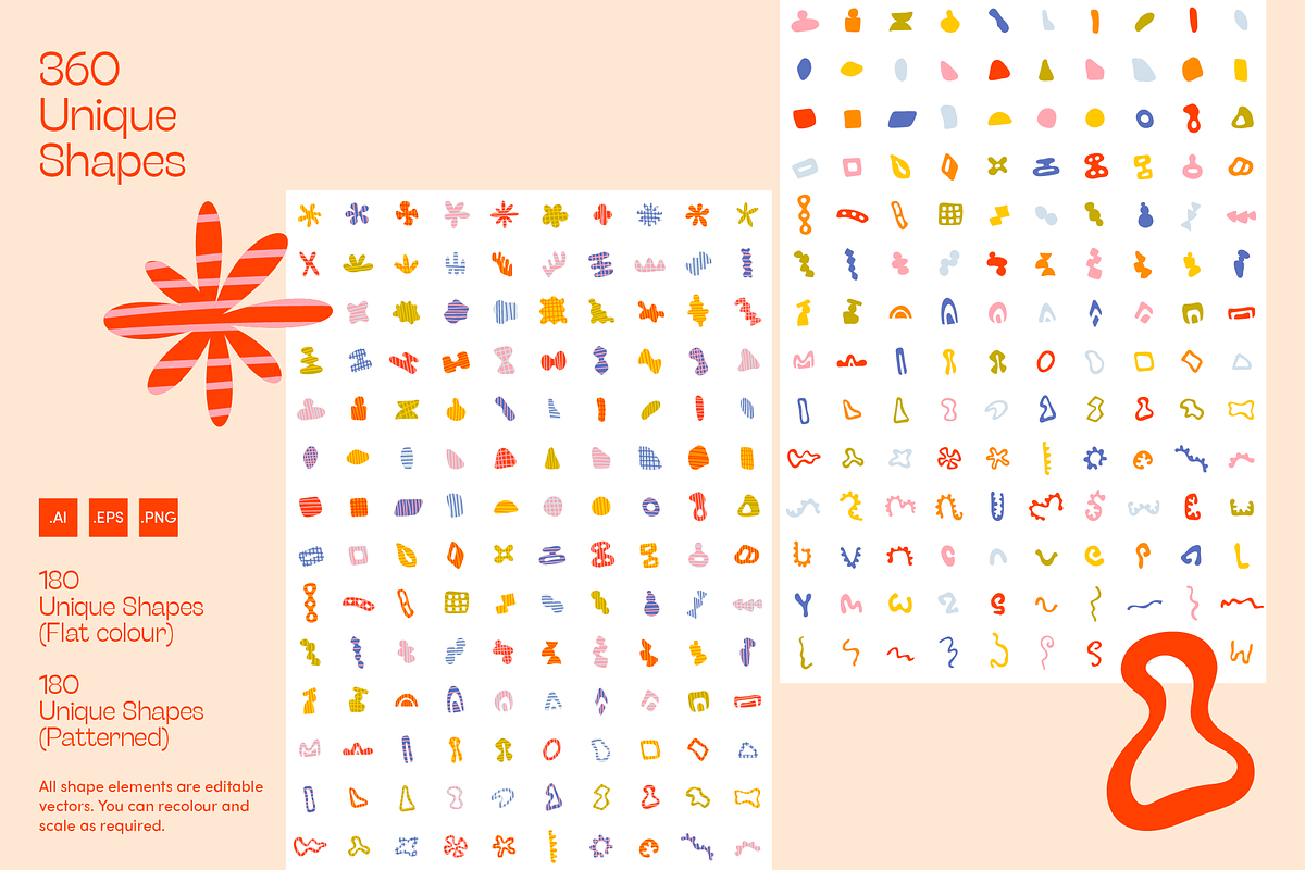Organic Shapes Collection, an Object Graphic by Studio.C (Photo 8 of 9)