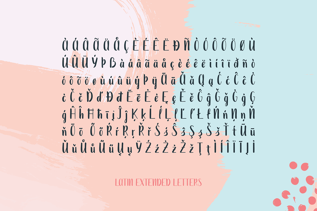 Mona Extended Font preview 8