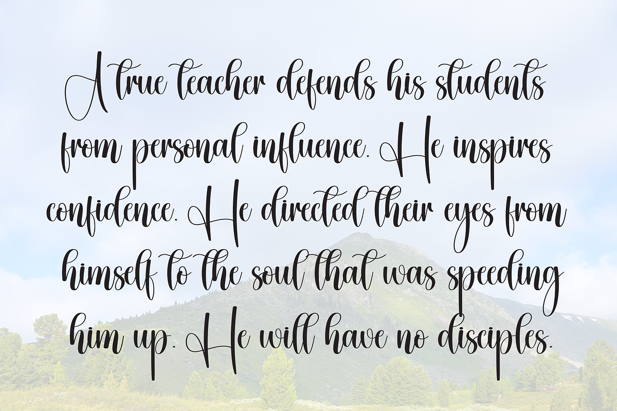 Cutegirl | Script Font, a Handwritten Font by Scratchones (Photo 6 of 9)