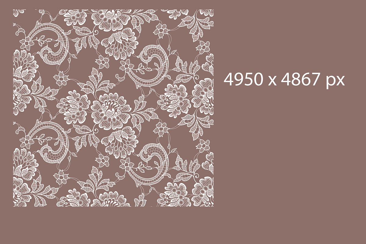 Lace seamless ribbons, cliparts., a Pattern Graphic by Ajuga (Photo 7 of 7)