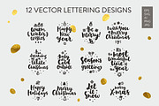 12 Merry Christmas Vector Set, a Decorative Illustration by Nina's Illustration Shop (Thumbnail 2 of 7)