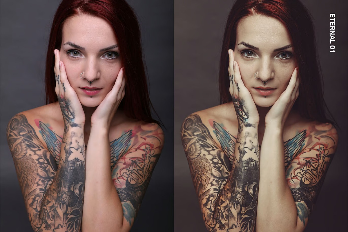 14 Tattoo Lightroom Presets and LUTs, a Preset Add-On by Hubzway (Photo 11 of 12)