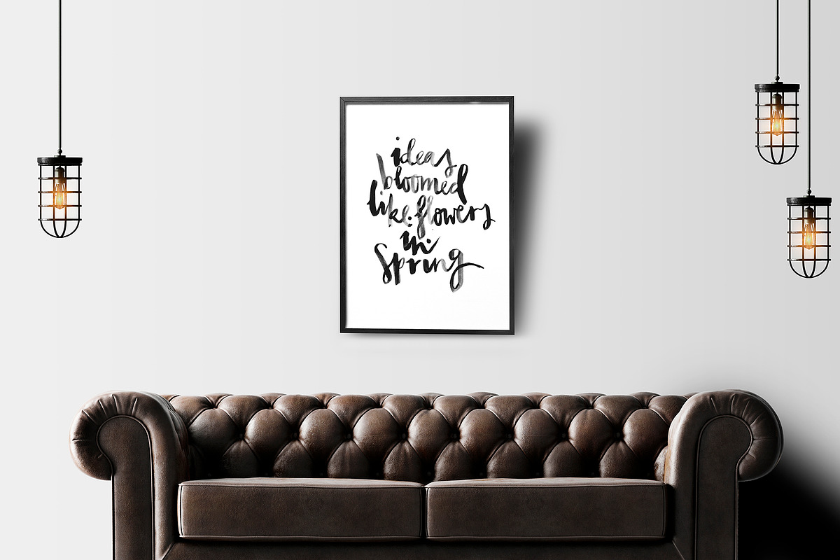 Poster Mockup Set, a Print Template by Egor Shkolnikov (Photo 8 of 9)