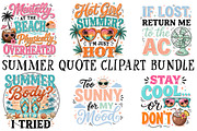 Summer Quote Clipart Bundle, a Seasonal Illustration by OK Design (Thumbnail 2 of 6)