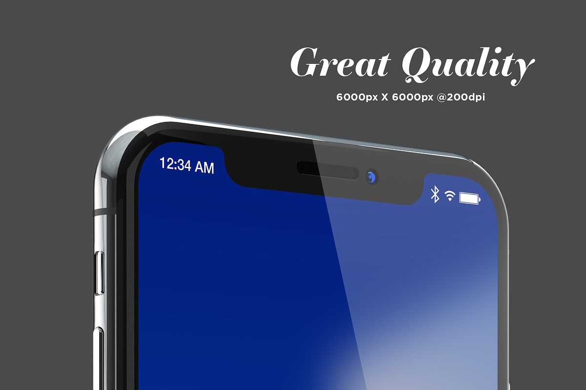 iPhone X Design Mockup, an iPhone Mockup by illustrated (Photo 5 of 9)