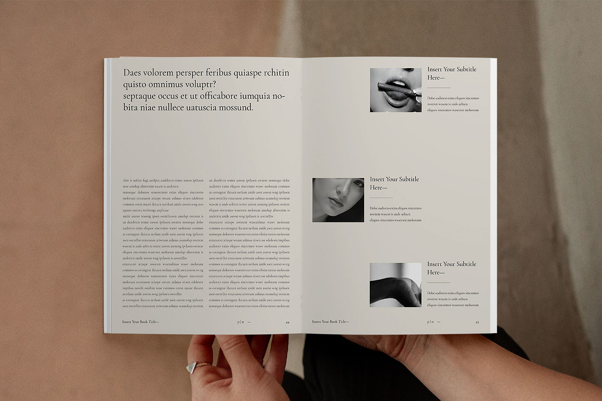 Editorial Magazine & Book Layout, a Magazine Template by Olion Lora (Photo 9 of 13)