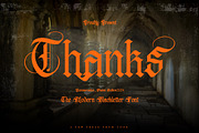 Distropiax - Modern Blackletter Font, a Blackletter Font by Dhabee (Thumbnail 5 of 15)