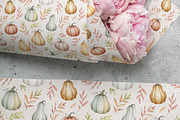 Autumn Pumpkins Seamless Pattern, a Pattern Graphic by Kreeya Art Shop (Thumbnail 2 of 13)