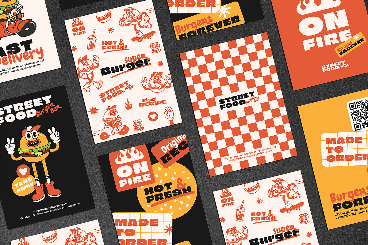 Super Burger Collection, a Background Graphic by Martyshova (Photo 13 of 22)