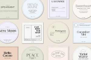 Minimalist Label Templates