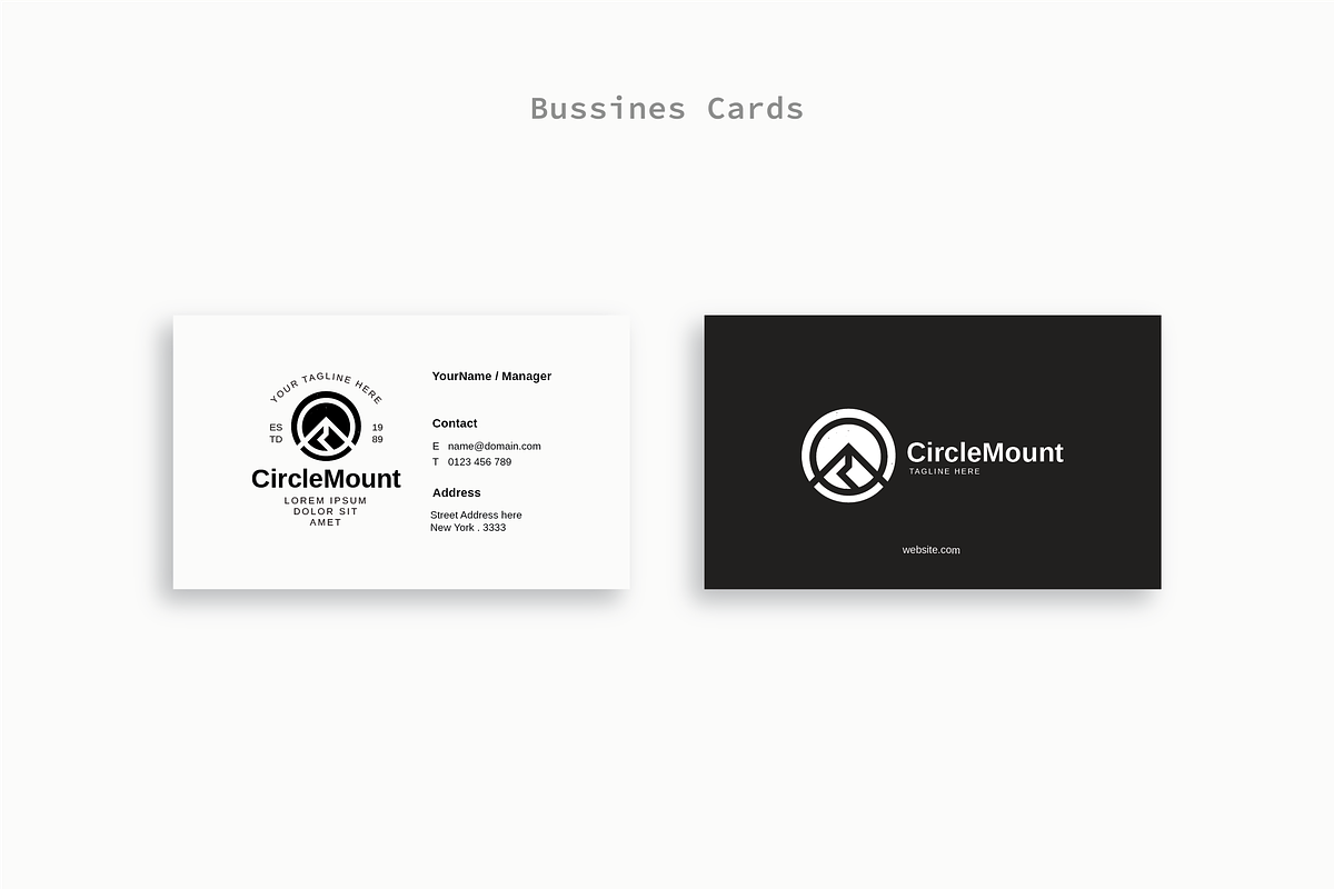 Circle Mount - Premium Logo Template, a Branding & Logo Template by Minimalist Logos (Photo 5 of 7)