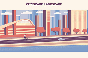 Cityscape Illustrations & Patterns