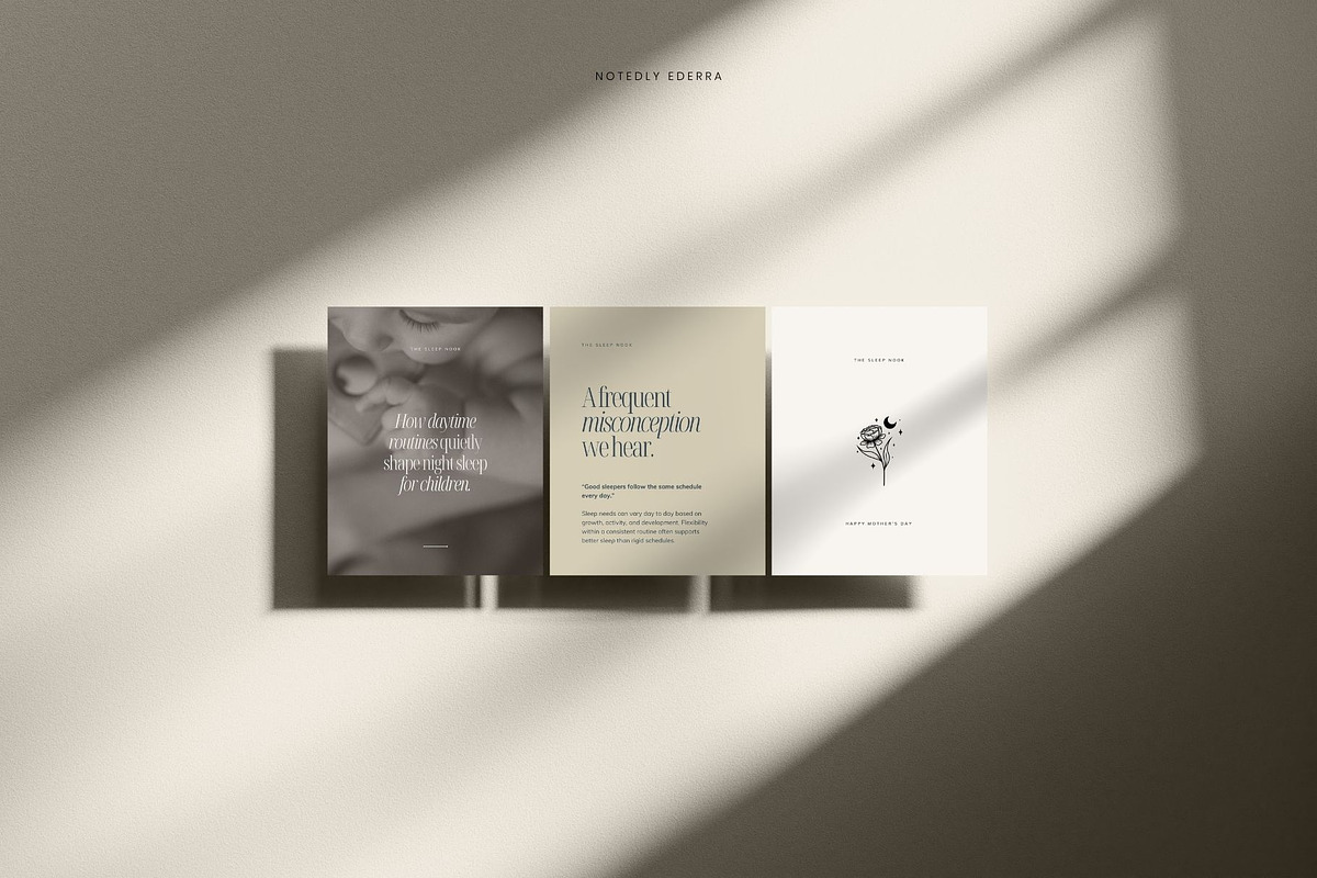 Instagram Templates for Sleep Coach, a Social Media Template by Ederra Design (Photo 5 of 8)