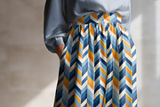 Satin Maxi Skirt Editable Mockup PSD, a Bottom Mockup by 1001 mockups (Thumbnail 9 of 9)