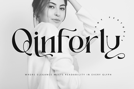 Qinferly, a Serif Font by Letterara