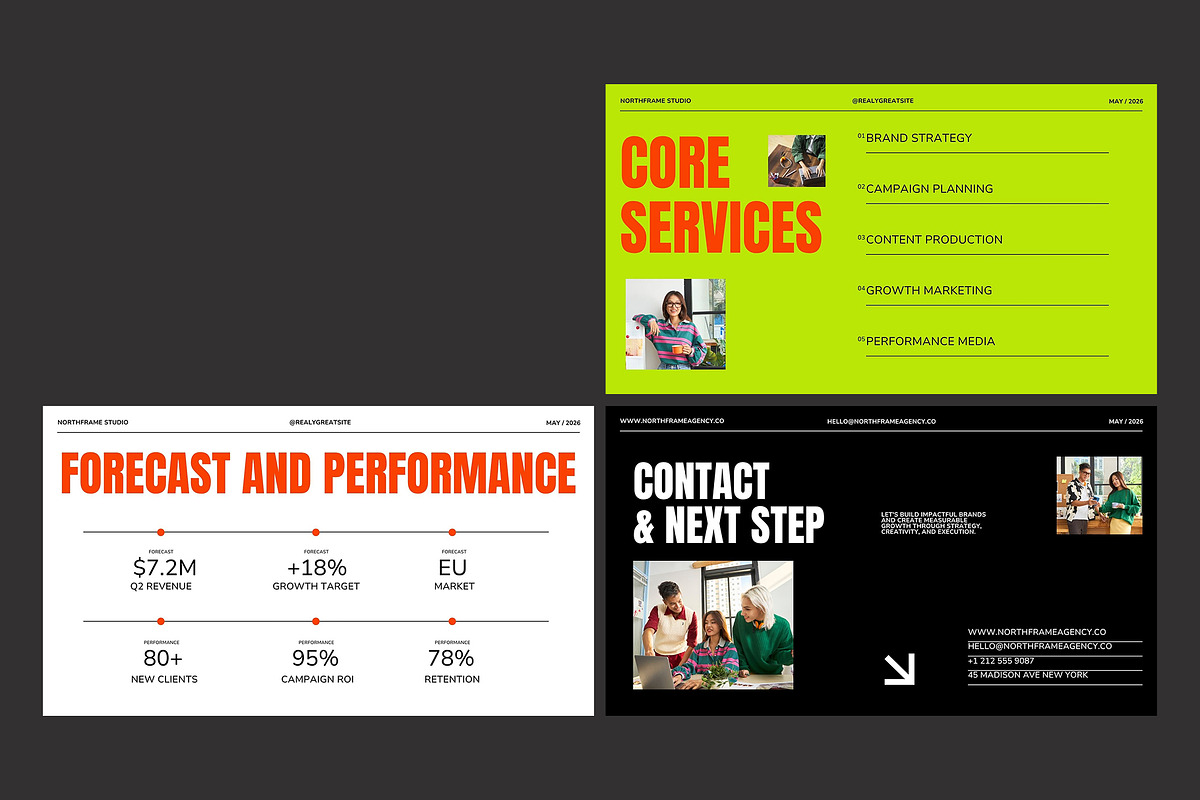 Creative Agency PPT, a Presentation Template by adoestudio (Photo 6 of 9)